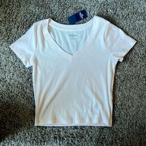 cropped t-shirt, light pink, never worn